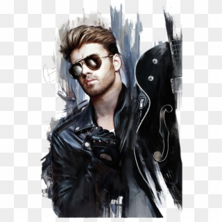 Click And Drag To Re-position The Image, If Desired - George Michael Art, HD Png Download