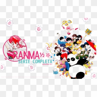 Durante Un Entrenamiento En China, Genma Y Su Hijo - Ranma ½, HD Png Download