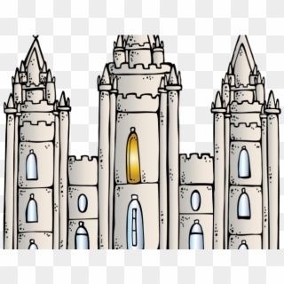 Salt Lake Temple Clipart - Lds General Conference Coloring Pages Free, HD Png Download