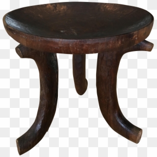 This Beautiful, Sculptural Ethiopian Three-legged Stool - Coffee Table, HD Png Download