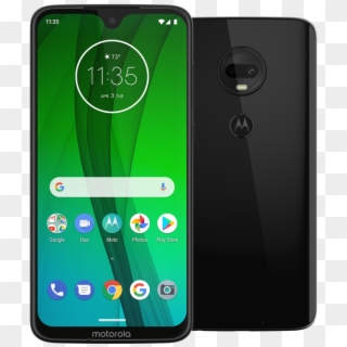 Moto G7 In White Moto G7 In Black - Moto G7 Is The Latest Phone, HD Png Download