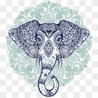Elephant Mandala, HD Png Download