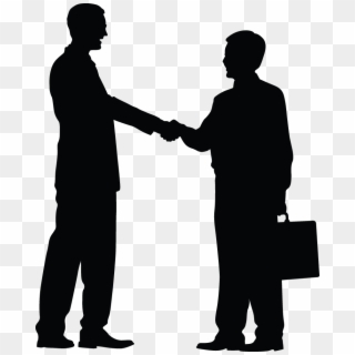 Businessman Shaking Hands Clipart, HD Png Download