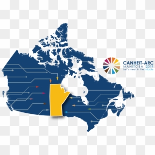 National It Conference Comes To U Of M In June - Map Of Canada, HD Png Download