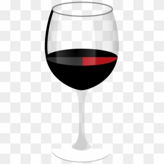 Glass Red Wine Drink Bordeaux Beverage Drawing - Glas Wijn Png, Transparent Png