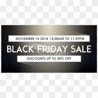 Black Friday Sale Discount Banner - Silver, HD Png Download