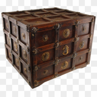 Wooden Cube Design Puzzle Box - Drawer, HD Png Download
