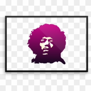 Jimi Hendrix Framed Poster - Jimi Hendrix Png, Transparent Png