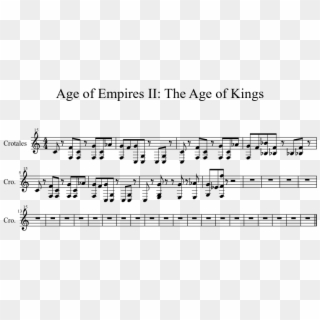 Age Of Empires Ii - Age Of Empire 2 Sheet Music, HD Png Download