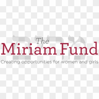 Gcrl Logo Miriam Logo - Miriam Fund, HD Png Download