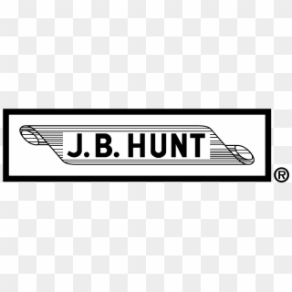 J B Hunt Logo Black And White - Jb Hunt, HD Png Download
