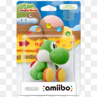 Gaming Adorable Nintendo Video Games Yoshi Wii U Packaging - Woolly Yoshi Amiibo, HD Png Download