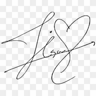 Signature Of Jisoo - Jisoo Signature Png, Transparent Png