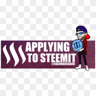 Applying To Steemit, HD Png Download