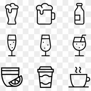 60 Icons - Drink, HD Png Download