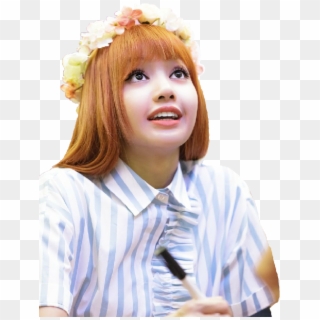Alone And She Is Probably Nervous, Blink Gives Her - Blackpink Lisa Cute Png, Transparent Png
