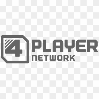 4player Network Logo - Black-and-white, HD Png Download