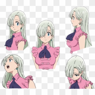 The Seven Deadly Sins Anime Stuff This Is Going To - Seven Deadly Sins  Elizabeth Face, HD Png Download - 796x689(#3393042) - PngFind
