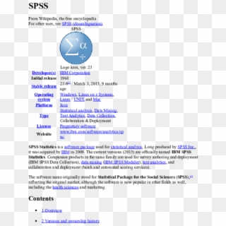 Docx - Spss 19, HD Png Download