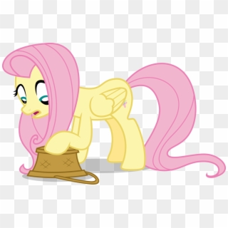 Mlp Fim Fluttershy Vector By Luckreza8 On - Cartoon, HD Png Download
