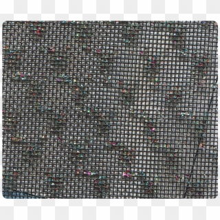 109 Black Mesh Fabric Swatch - Art, HD Png Download