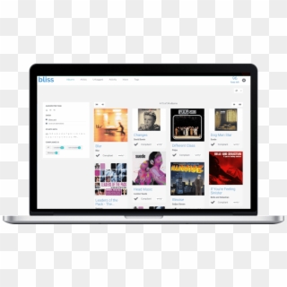 Bliss Albums View On A Macbook - Elsten Software Bliss 2018, HD Png Download