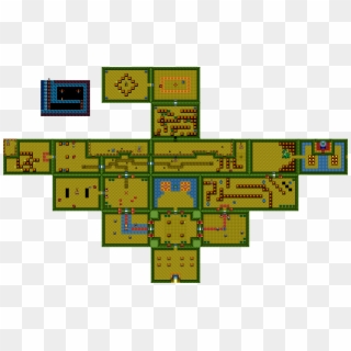 Bombs, Seed Satchel, Ember Seeds, Boss Key, Heart Container, - Oracle Of Ages Dungeon Map, HD Png Download