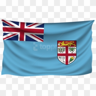 Free Png Download Fiji Wrinkled Flag Clipart Png Photo - Fiji Flag, Transparent Png