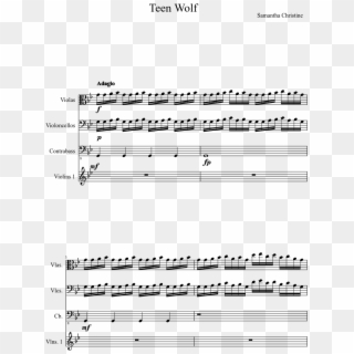 Teen Wolf Sheet Music Composed By Samantha Christine - Minor Pentatonic Scale, HD Png Download