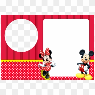 Convite Mickey E Minnie Png - Convites Da Minnie E Do Mickey, Transparent Png