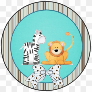 Toppers, Labels Or Stickers Of Animals - Ideas Para Baby Shower Safari, HD Png Download