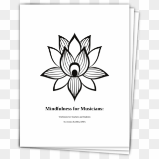 Mindfulness For Musicians - Lotus Flower Illustration, HD Png Download