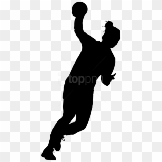 Free Png Sport Handball Silhouette Png - Silhouette, Transparent Png