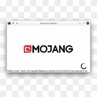 This Mod Adds A Customizable Loading Animation To The - Mojang, HD Png Download