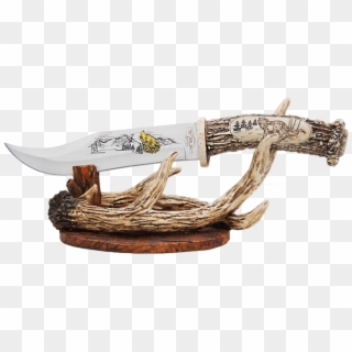 3 Wolf Fantasy Dagger - Hunting Knife, HD Png Download
