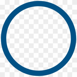 Blue005186 Circle Width 8 Percent - Circle, HD Png Download
