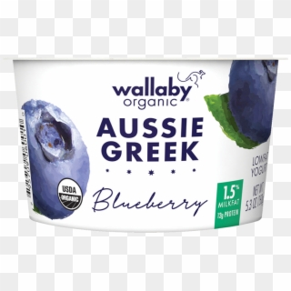 Blueberry Organic Greek Low Fat Yogurt - Label, HD Png Download