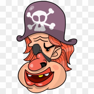 Pirate Computer Icons Head Document Cartoon - Pirate's Head Clipart Png, Transparent Png