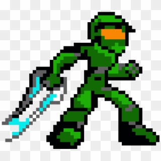 Master Chief - Master Chief 8 Bit, HD Png Download