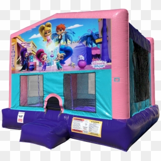 Shimmer And Shine Sparkly Pink Bounce House Rentals - Lol Surprise Bounce House, HD Png Download