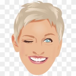 Ellen Heart Eyes Emoji , Png Download - Ellen Degeneres, Transparent Png