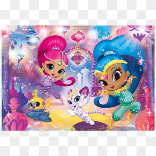 Buy Puzzle Clementoni Shimmer And Shine 26969 Elkor - Shimmer And Shine Puzzle Clementoni, HD Png Download
