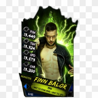 Finnbalor S4 17 Monster - Finn Balor Wwe Supercard Monster, HD Png Download