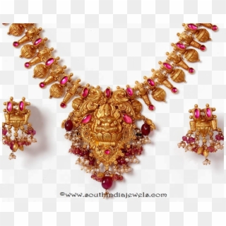 Jewel Set Png Photo - Traditional Temple Jewellery Sets Gold, Transparent Png