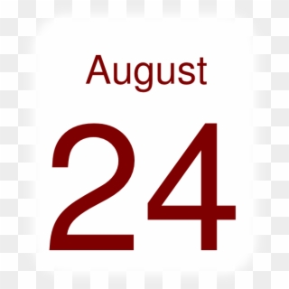 Clipart August Calendar - Graphic Design, HD Png Download