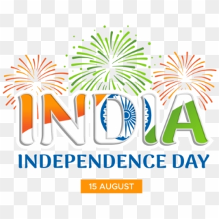Freeuse Stock Independence Day On The Of Fireworks - Transparent Png Tiranga Background, Png Download
