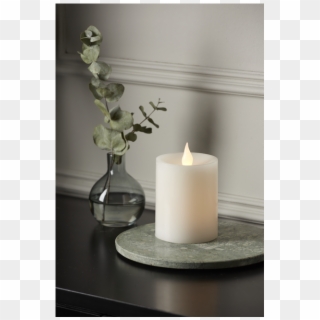 Led Pillar Candle Flame - Advent Candle, HD Png Download