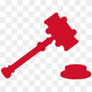 Gavel - Red Gavel Clipart Transparent, HD Png Download