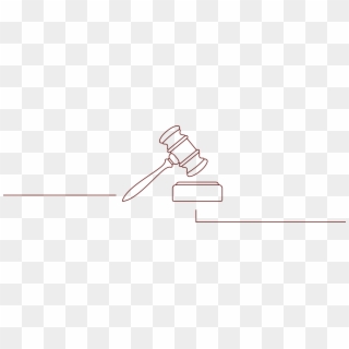 An Illustration Of A Gavel For “the Myth Of Originalism”, HD Png Download