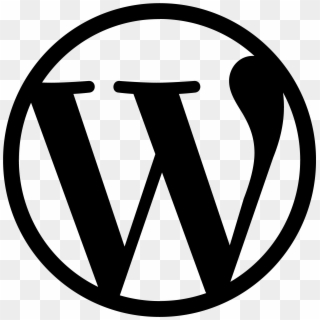White “ - Wordpress Icon, HD Png Download